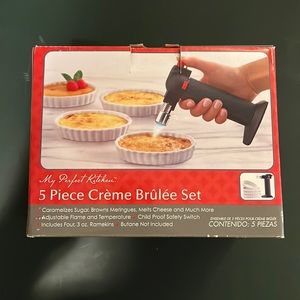 5piece Crème Brûlée set